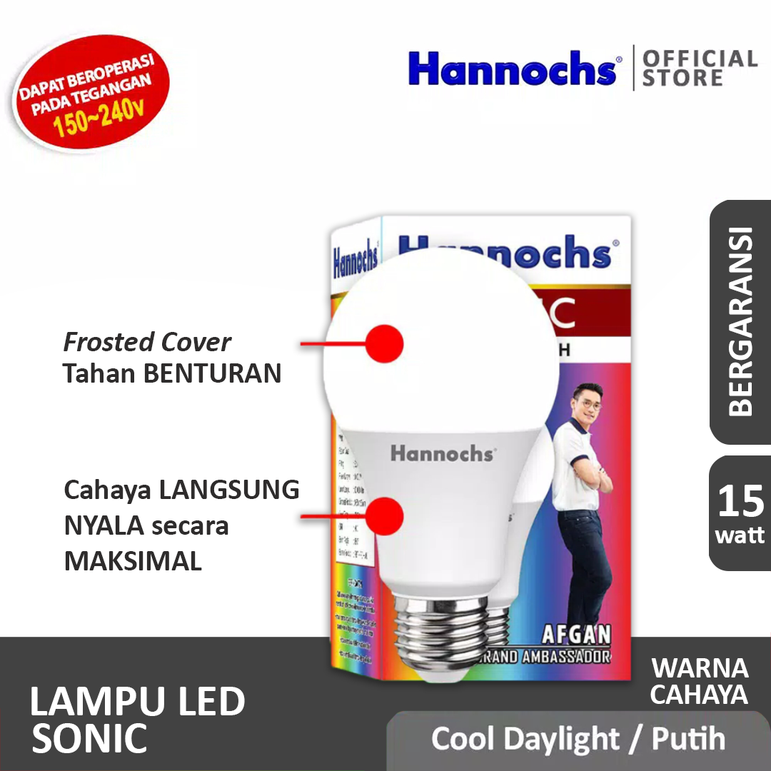 HANNOCHS Sonic Bohlam LED 15 Watt (15W) CDL
