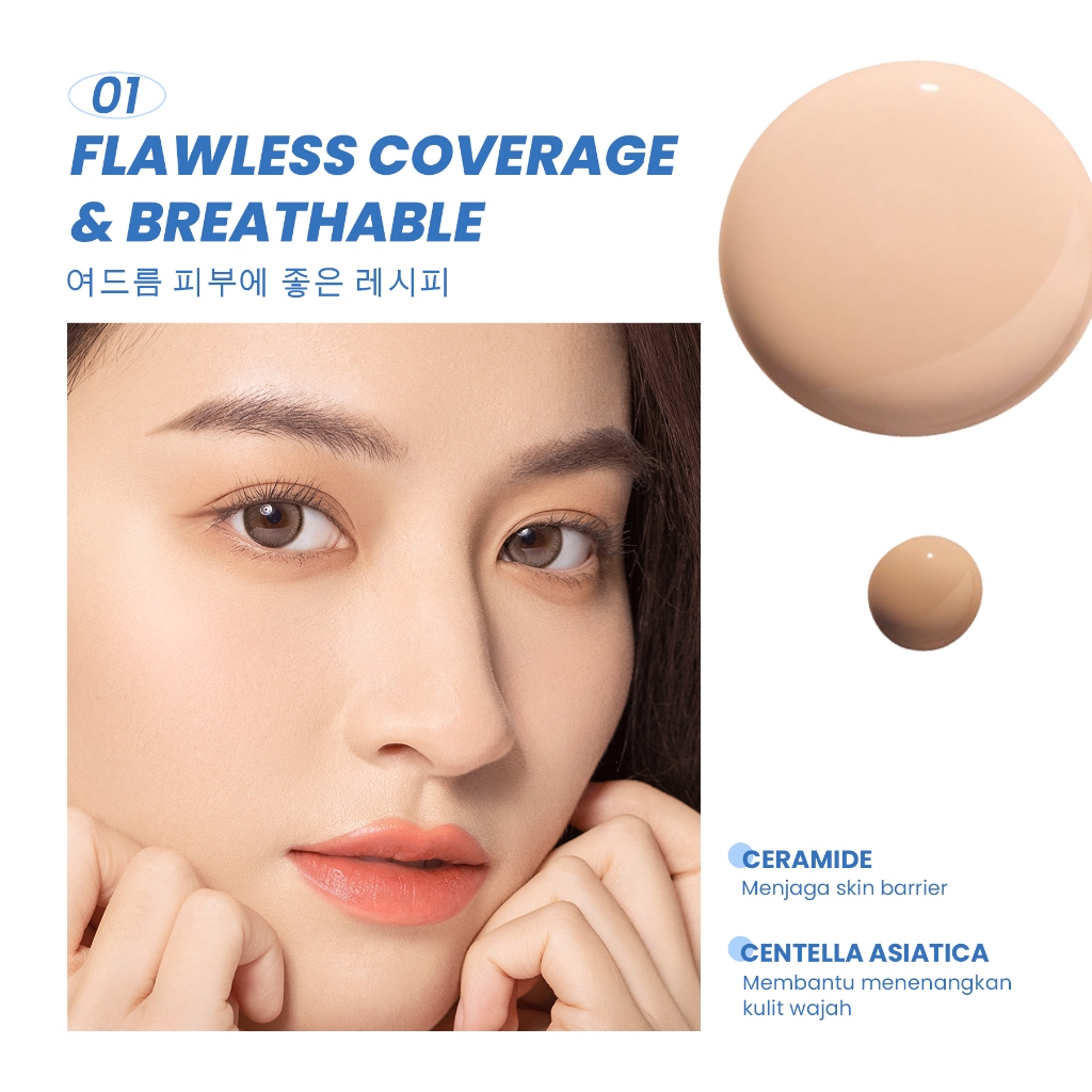 YOU Cloud Touch Dreamy-Fit Lasting Mesh Cushion SPF30 PA+++ - N402 Shell Ivory *