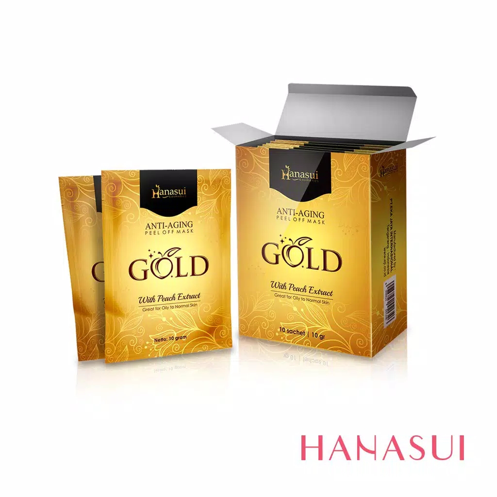 HANASUI GOLD Peel Off Mask 10gr (Anti Aging)