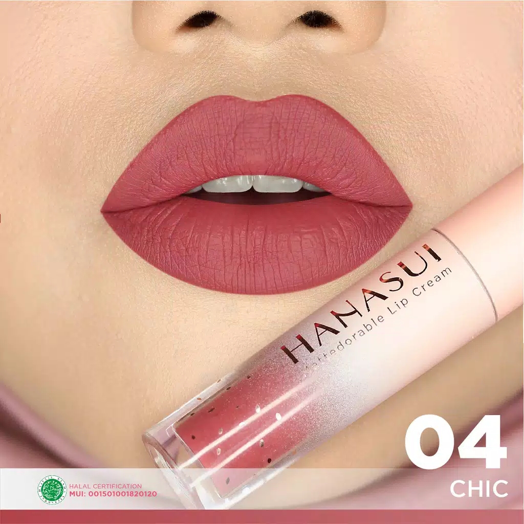HANASUI Mattedorable Lip Cream 04 CHIC