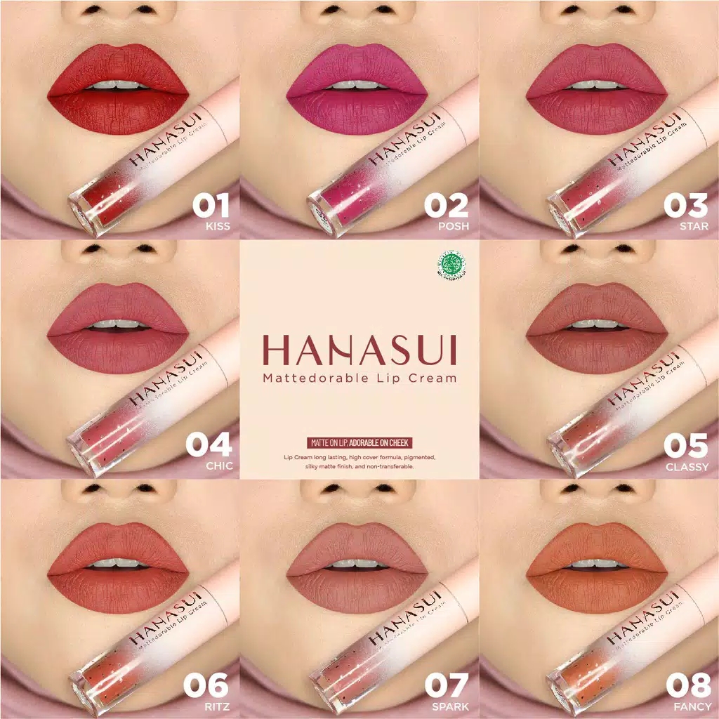 HANASUI Mattedorable Lip Cream 08 FANCY