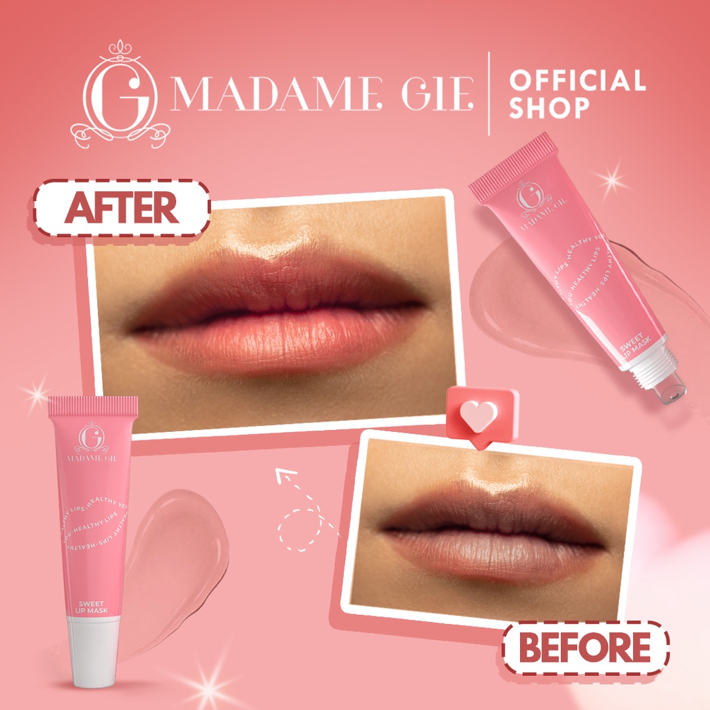Madame Gie Sweet Lip Mask 10gr - 01 Watermelon