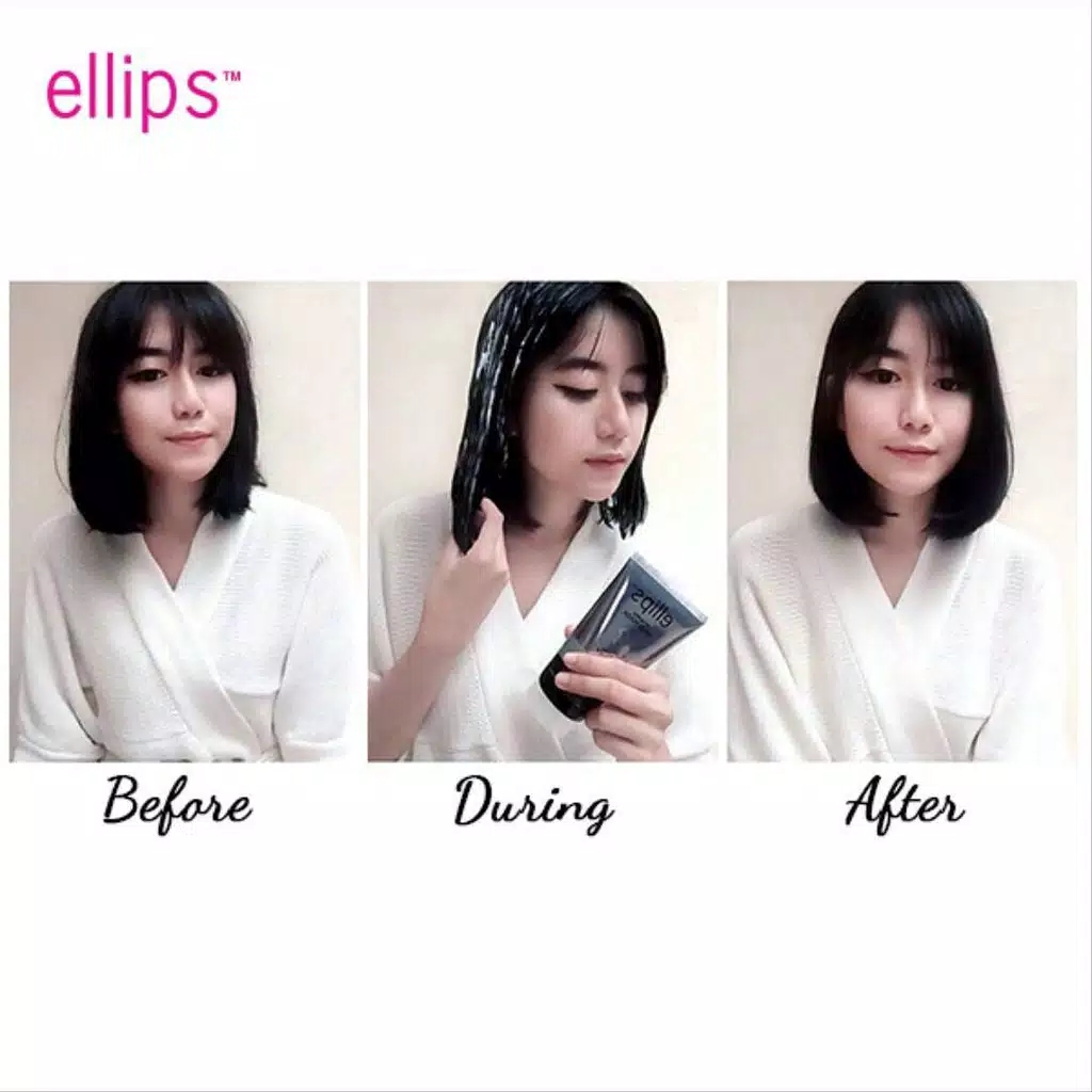 ELLIPS Hair Mask Pro Keratin Complex 18gr Pink - Hair Repair
