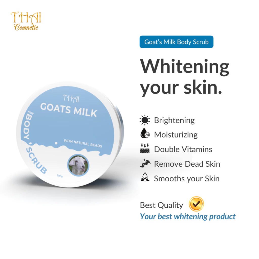 Thai Body Scrub 200gr - Goat's Milk
