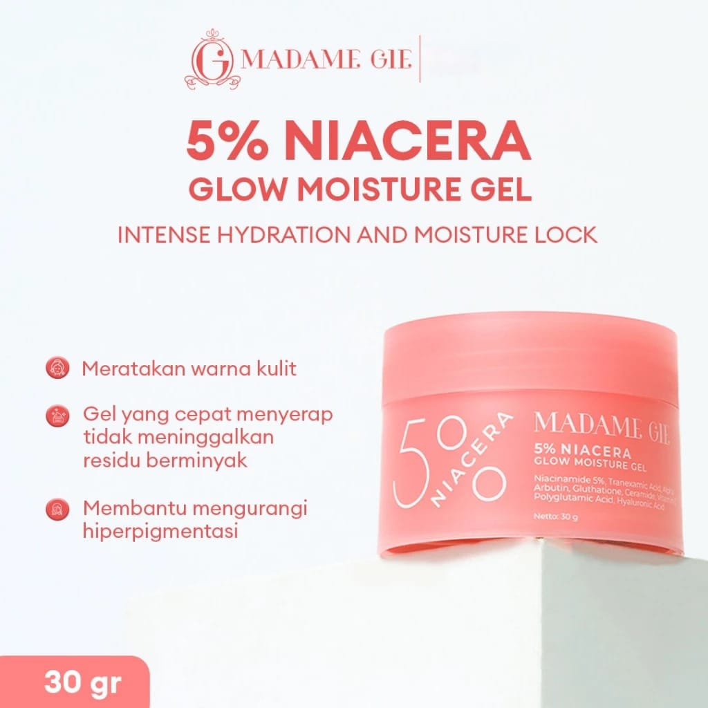 Madame Gie 5% Niacera Glow Moisture Gel 30gr