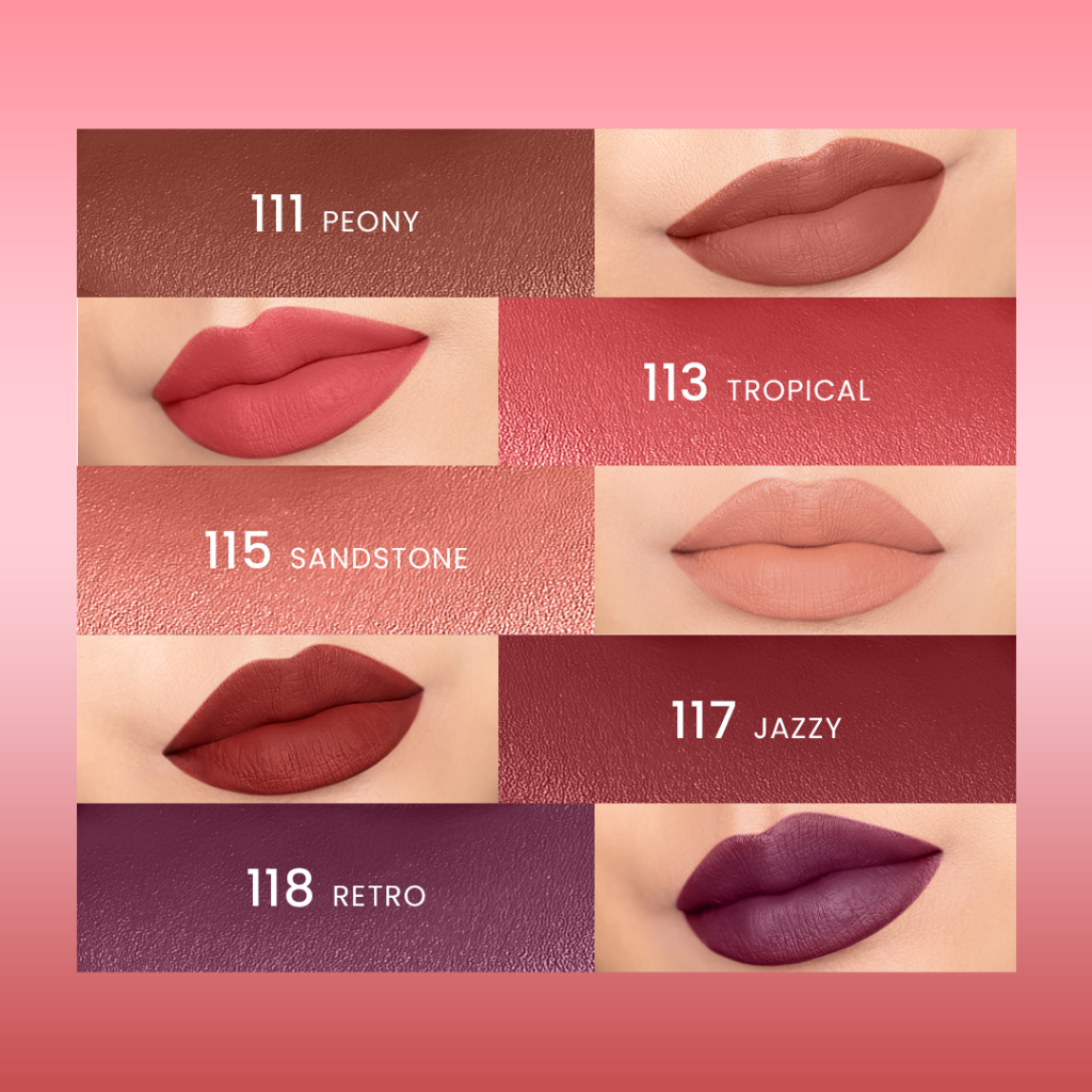 Hanasui Mattedorable Matte Lipstick 2gr - 115 Sandstone