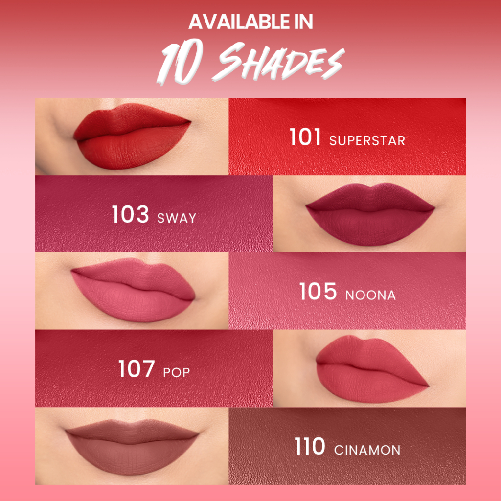 Hanasui Mattedorable Matte Lipstick 2gr - 117 Jazzy