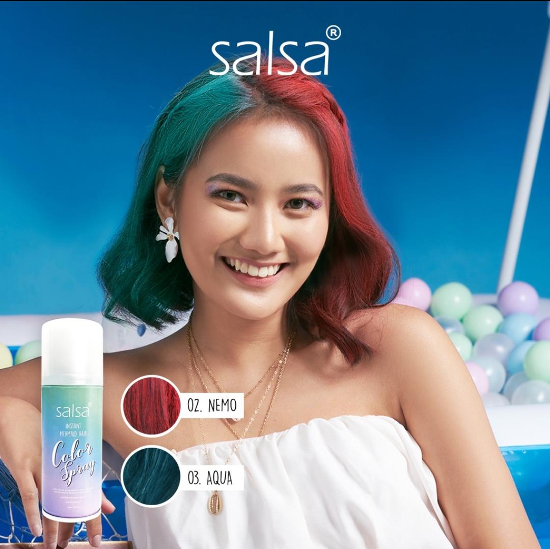 SALSA Instant Mermaid Hair Color Spray 02 Nemo (Red)