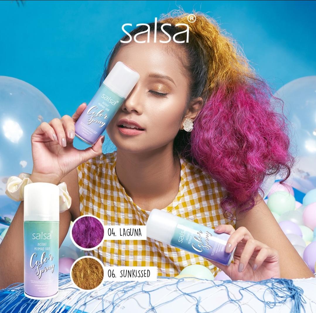 SALSA Instant Mermaid Hair Color Spray 04 Laguna (Purple)
