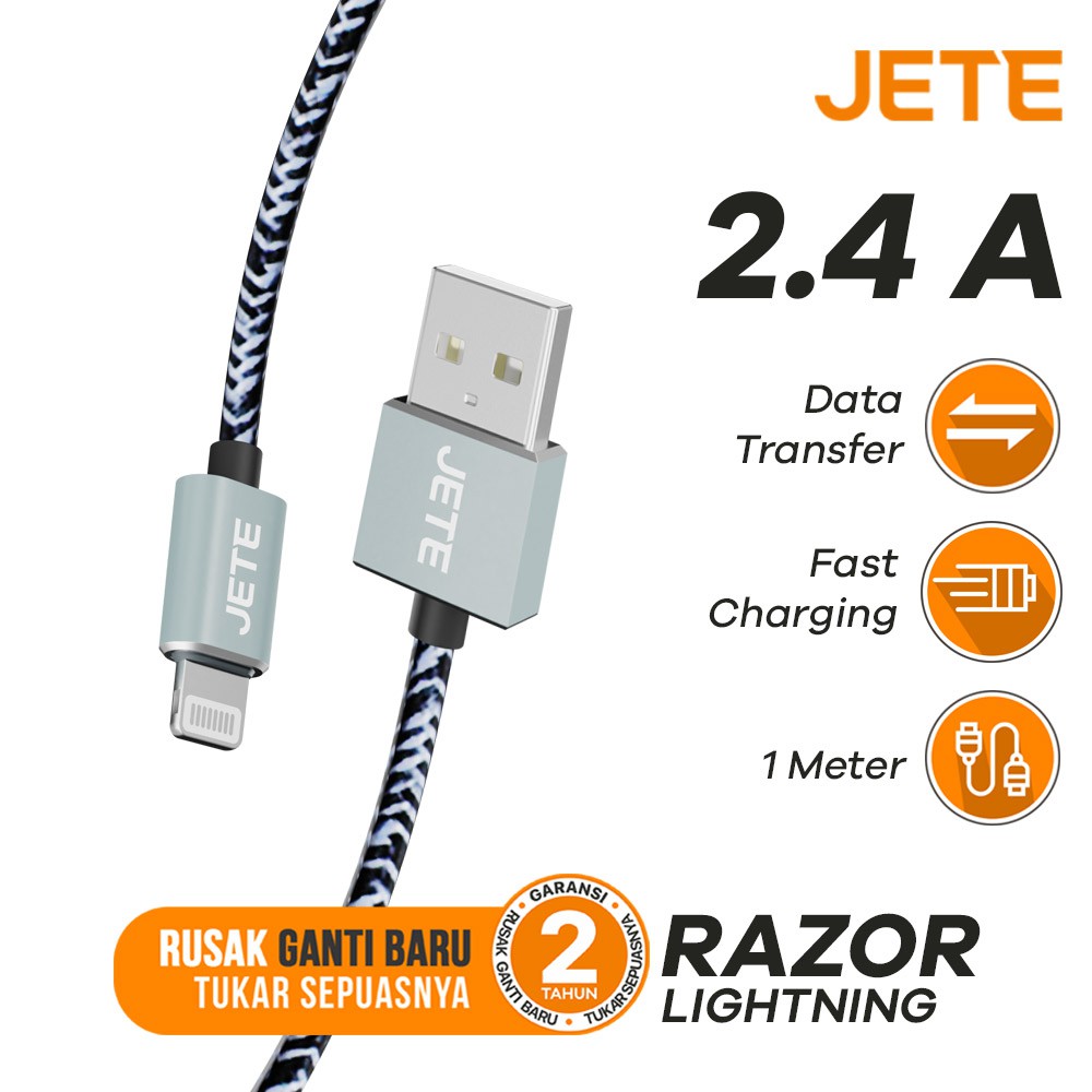 JETE Kabel Razors - Lightning 2.4A *