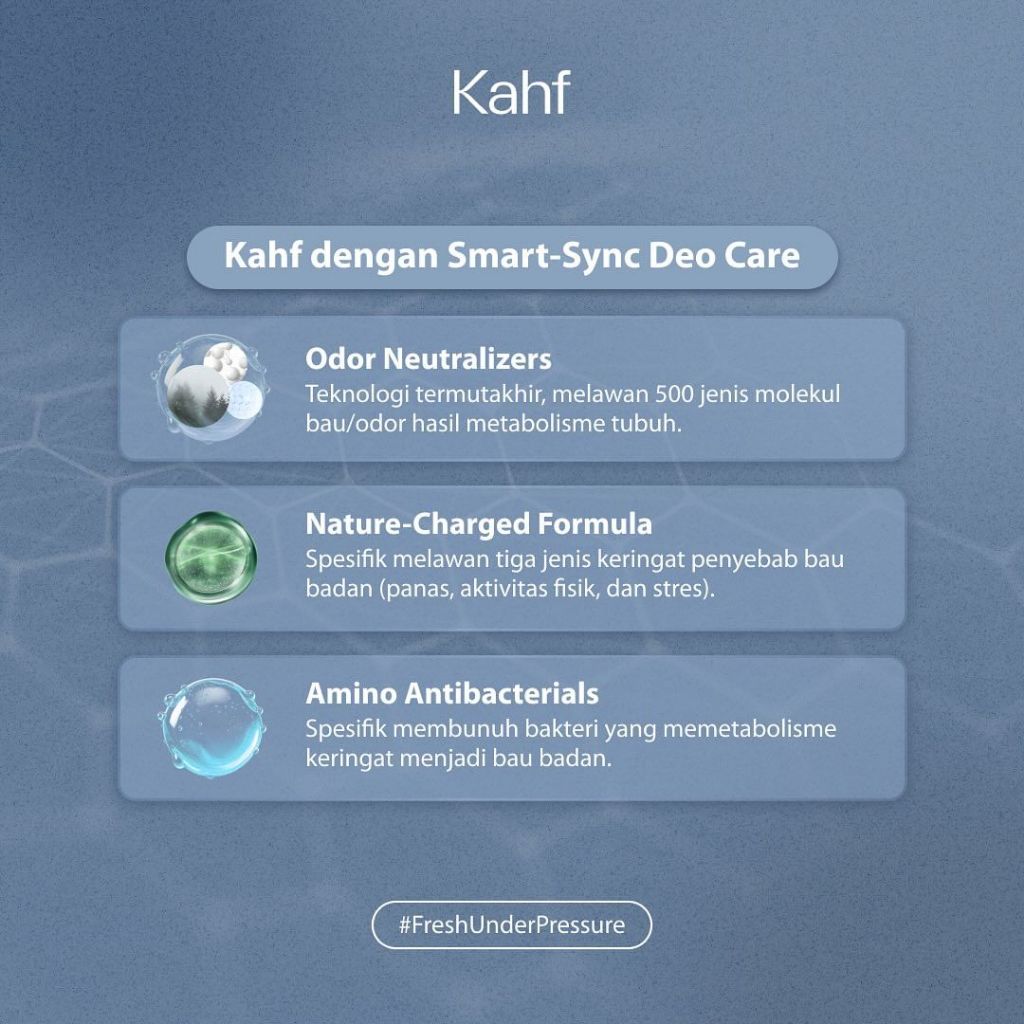Kahf Antiperspirant Deodorant Roll On 45ml - Extra Dry