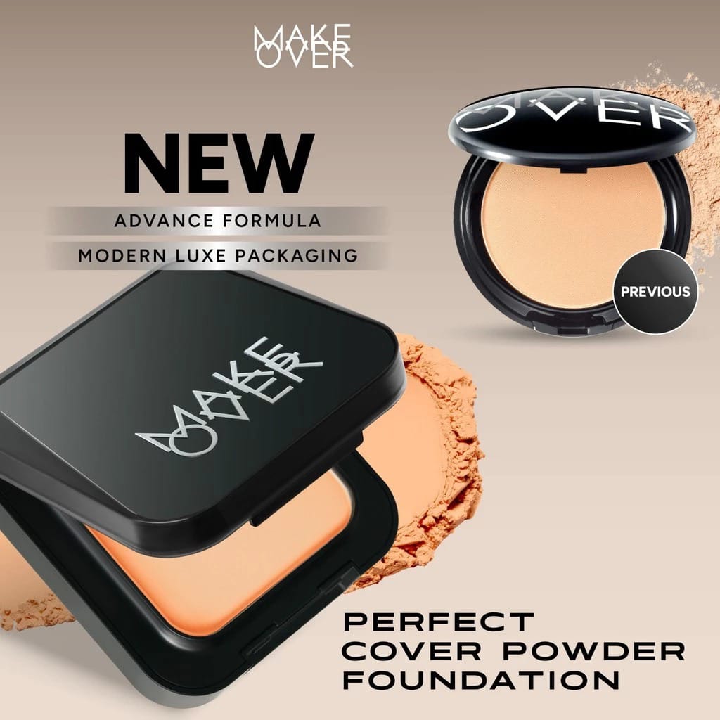 Make Over Perfect Cover Powder Foundation 10gr - 02 Coral (C12)