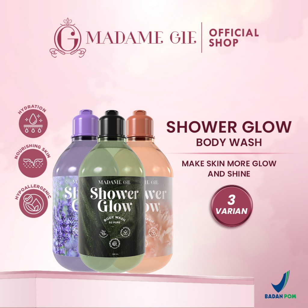 Madame Gie Shower Glow Body Wash 300ml - 01 Joy