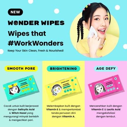 Wonder Wipes - Wonder Cleanser Age Defy Micellar Wipes 30pcs