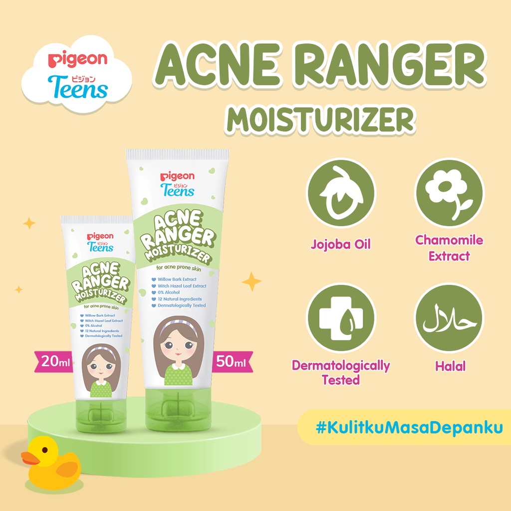 Pigeon Teens Moisturizer 50ml - Acne Ranger