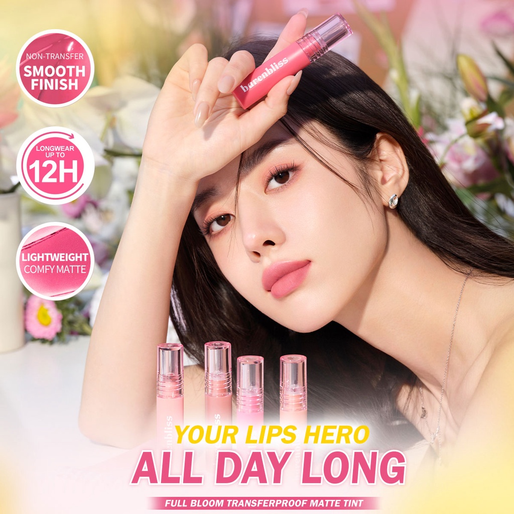 BNB Barenbliss Full Bloom Transferproof Matte Tint - 12 Poppy Posy