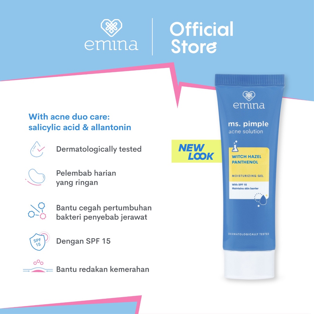 Emina Ms. Pimple Acne Solution Moisturizing Gel 20 mL