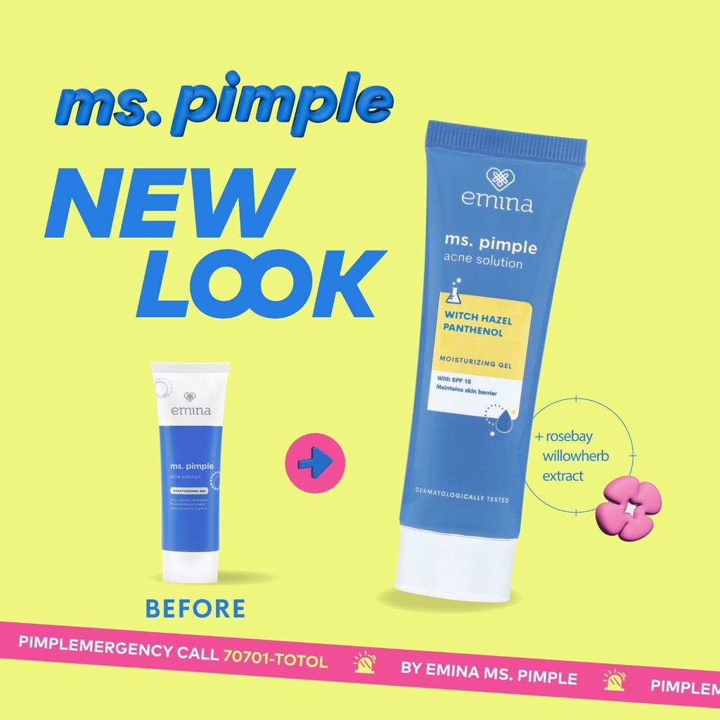 Emina Ms. Pimple Acne Solution Moisturizing Gel 20 mL