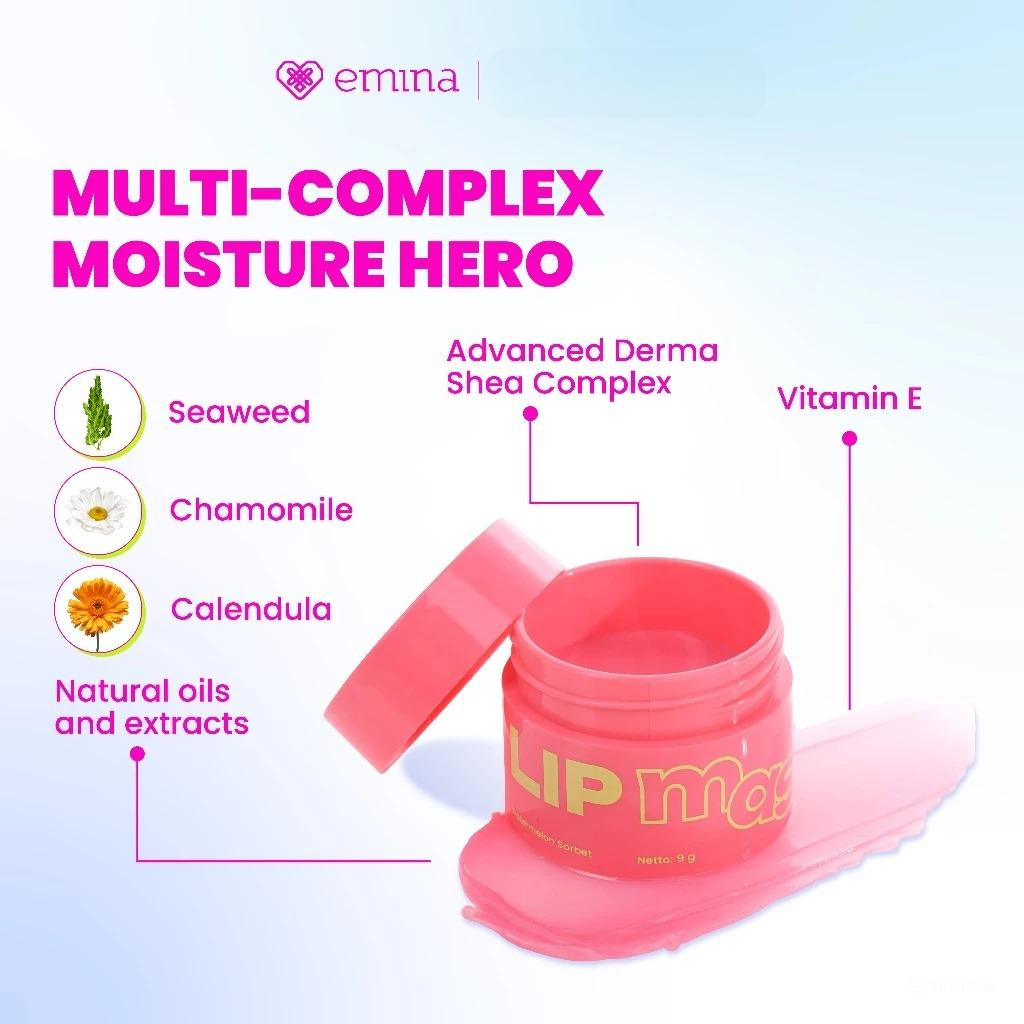 Emina Lip Mask 9gr - Watermelon Sorbet (Pink)