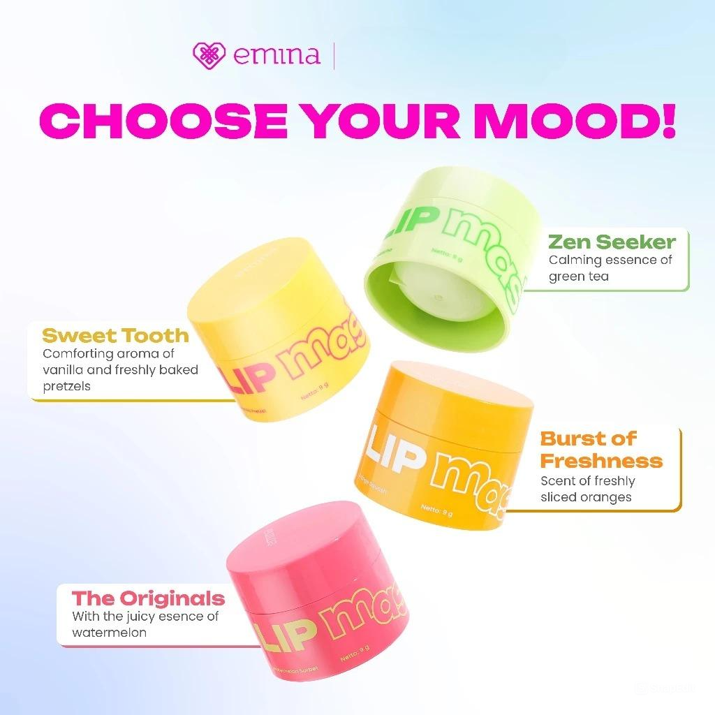 Emina Lip Mask 9gr - Watermelon Sorbet (Pink)