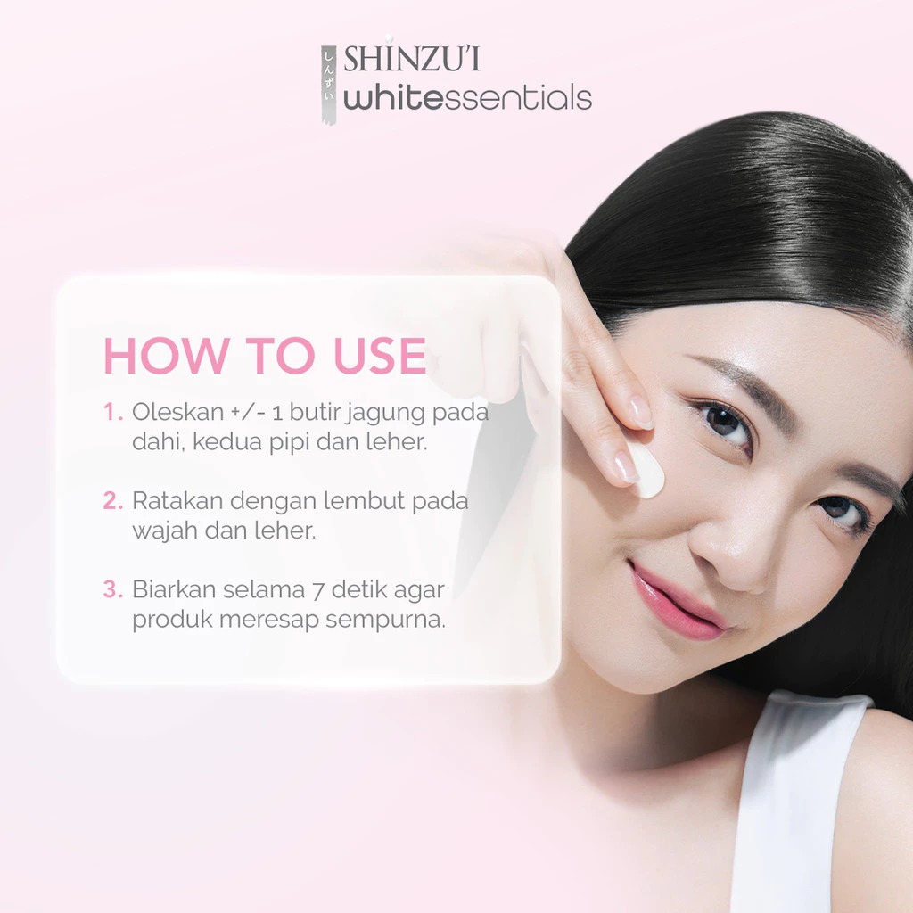 Shinzui Whitessentials Brightening Serum Moisturizer 15gr