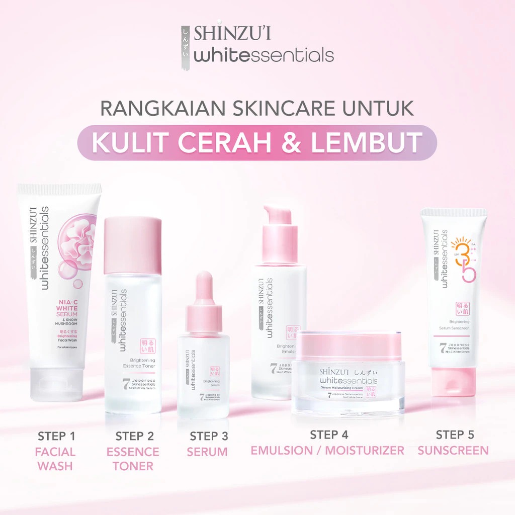 Shinzui Whitessentials Brightening Serum Moisturizer 15gr