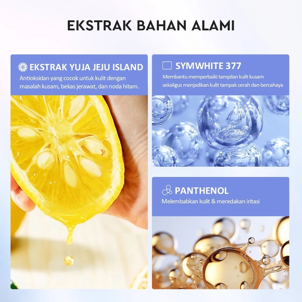 Glad 2 Glow Moisturizer - Yuja Symwhite 377 Dark Spot 100gr