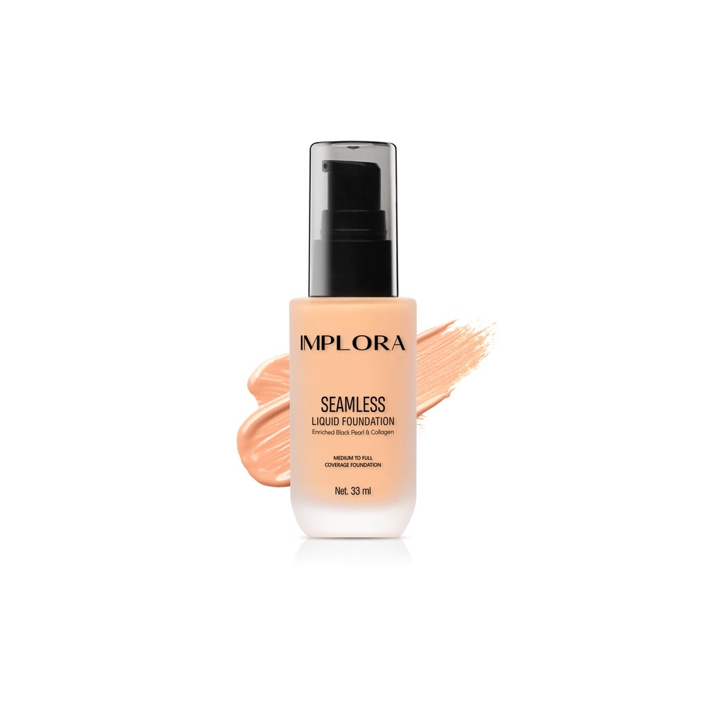 Implora Seamless Liquid Foundation 33ml Light Cream (115) *