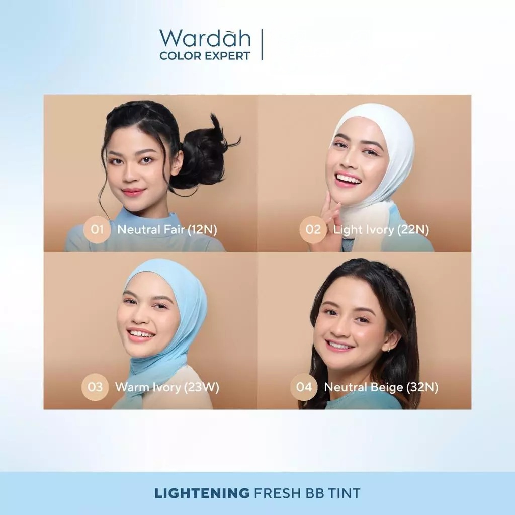 Wardah Lightening Fresh BB Tint 15ml - 02 Light Ivory (22N)