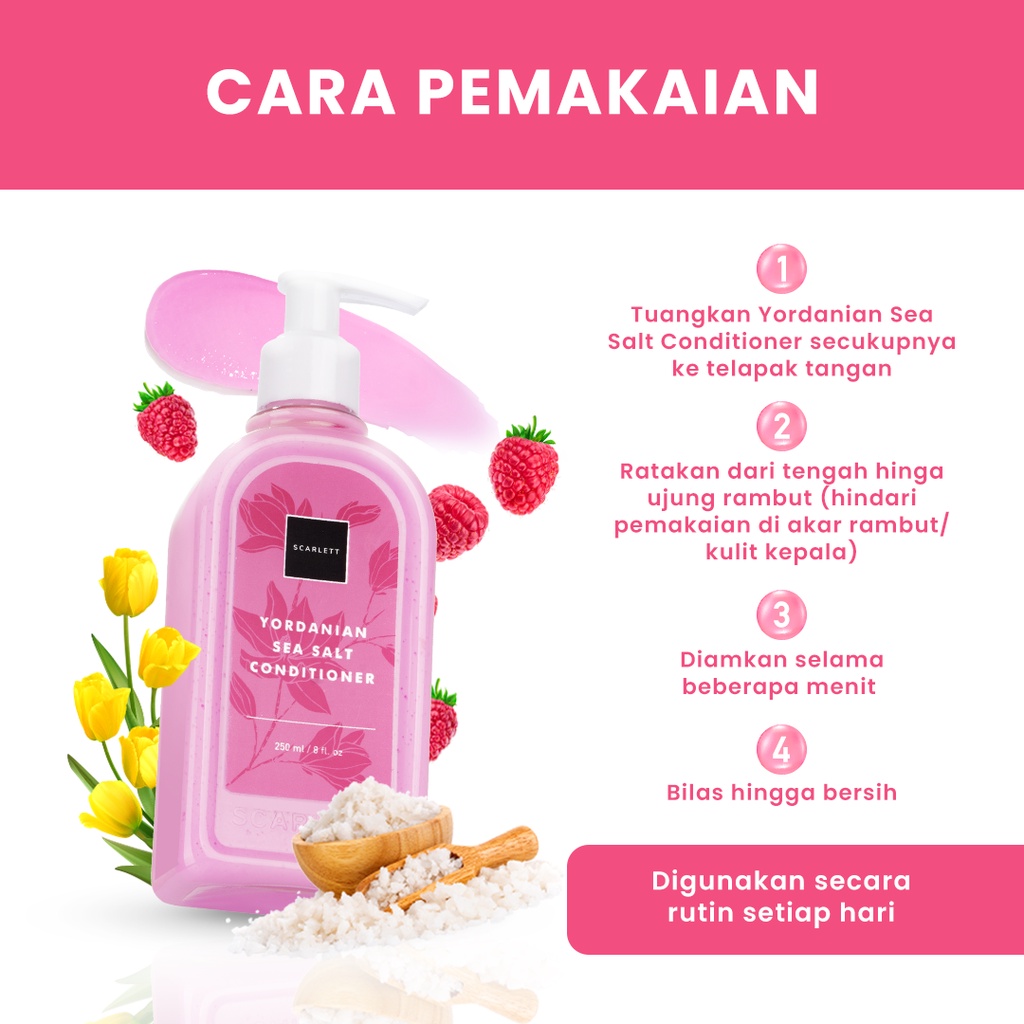 SCARLETT Whitening Yordanian Seasalt Conditioner 250ml
