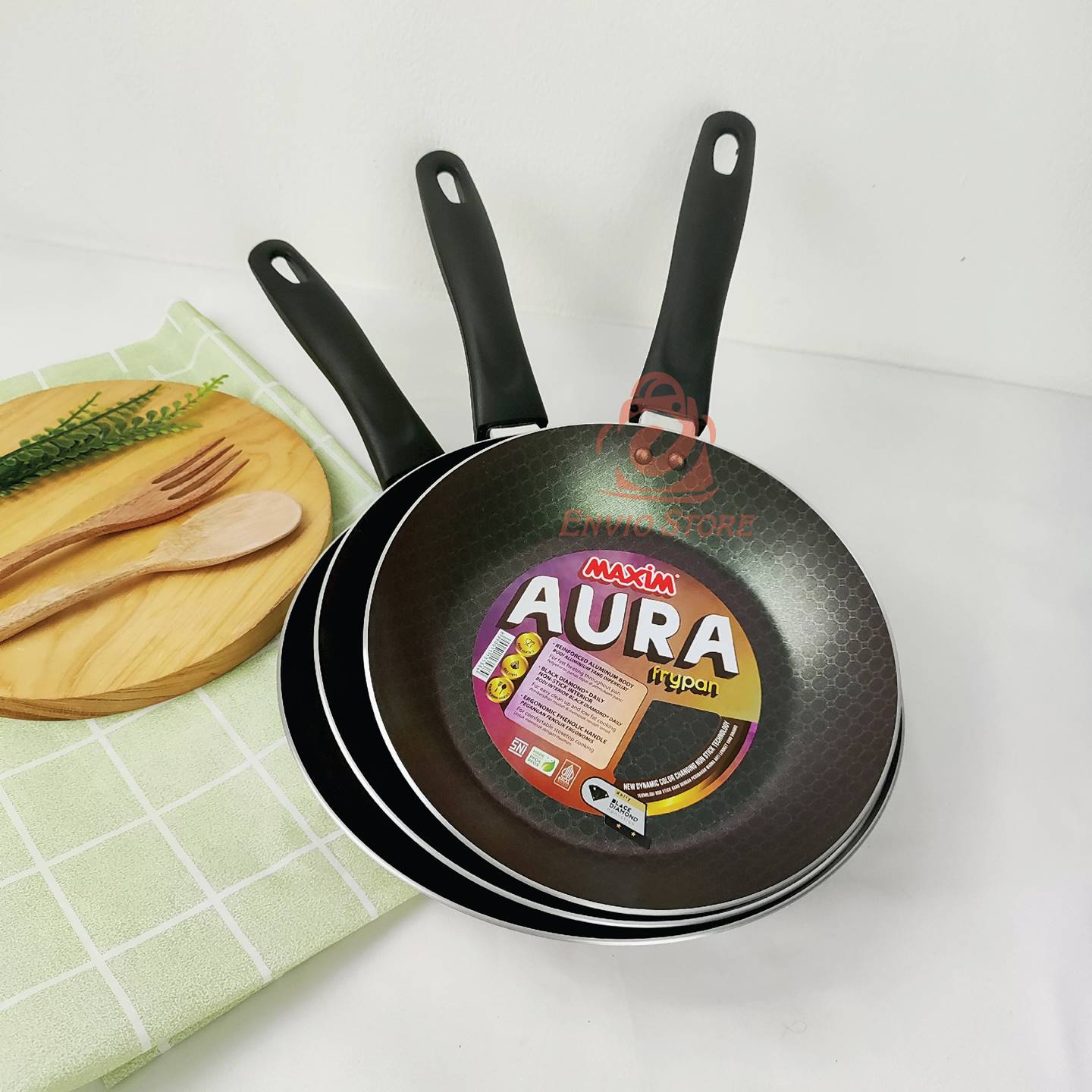 Maspion Maxim AURA Teflon 24cm - Frypan Non Stick