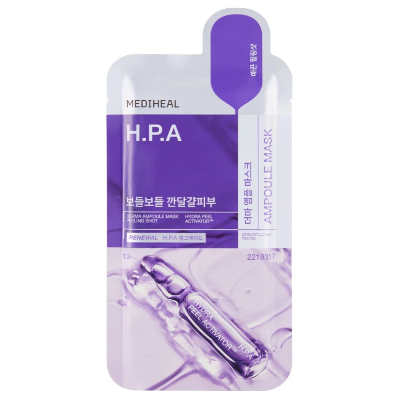 Mediheal Derma Ampoule Mask - H.P.A Peeling Shot (Ungu)
