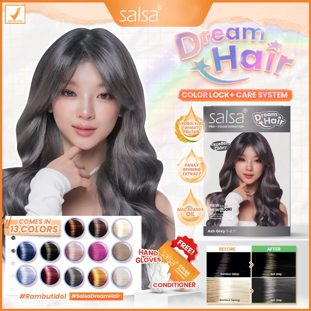 SALSA Dream Hair Pro Color Sensation - Golden Coffee (4.34)