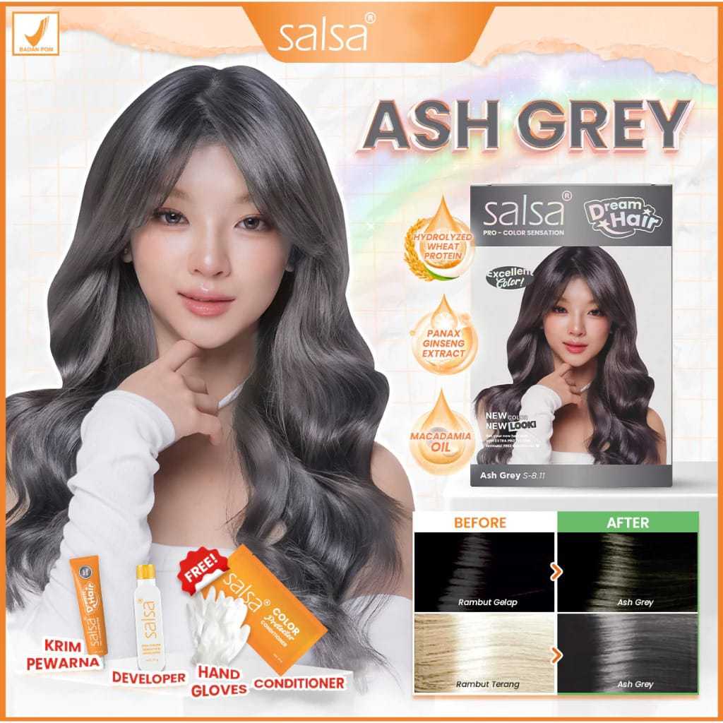 SALSA Dream Hair Pro Color Sensation - Ash Grey (8.11)