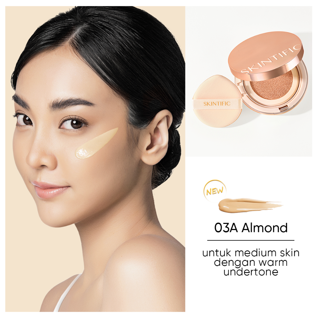 Skintific Cover All Perfect Cushion Full Size - 03A Almond