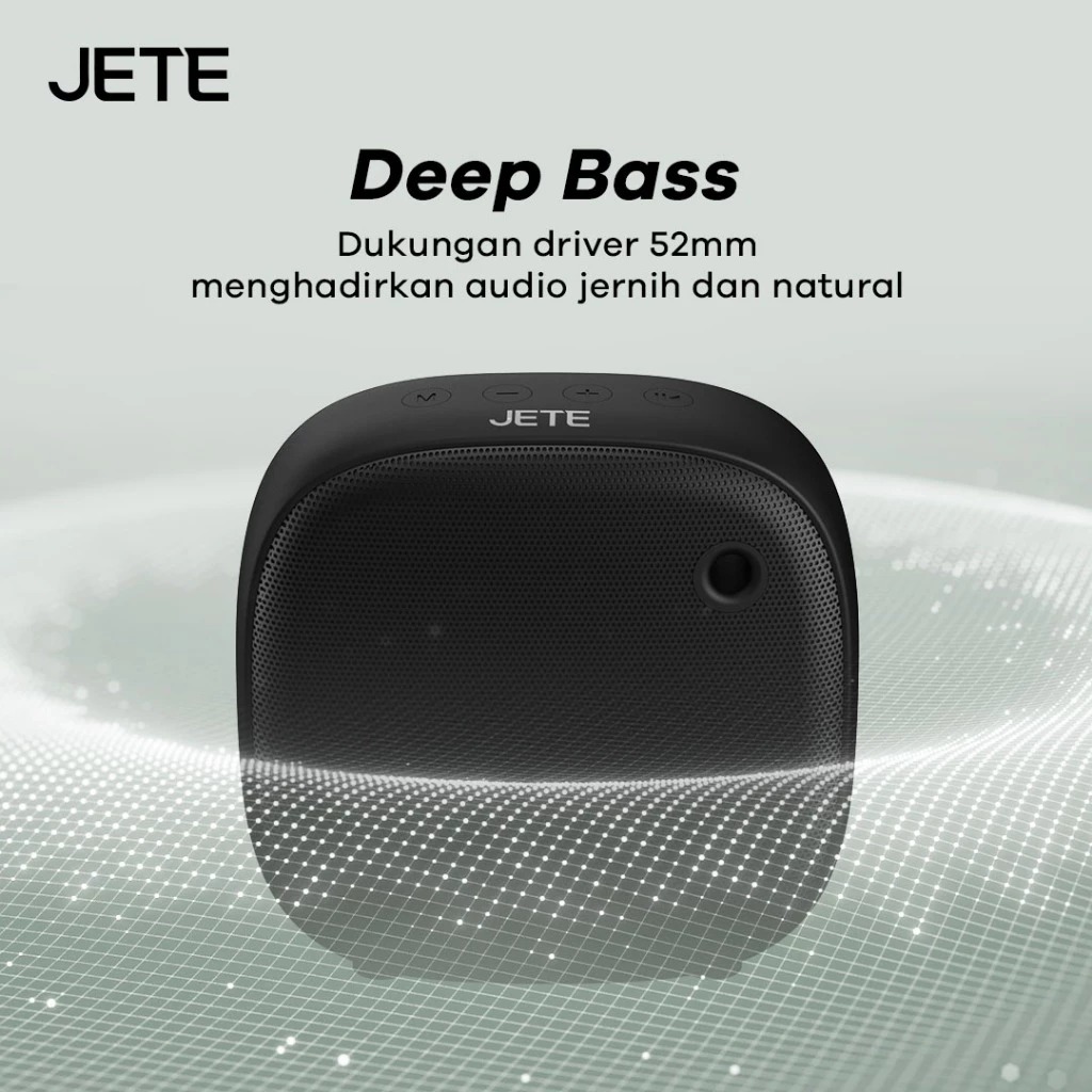 JETE Speaker Bluetooth - SM5 Black (5W)