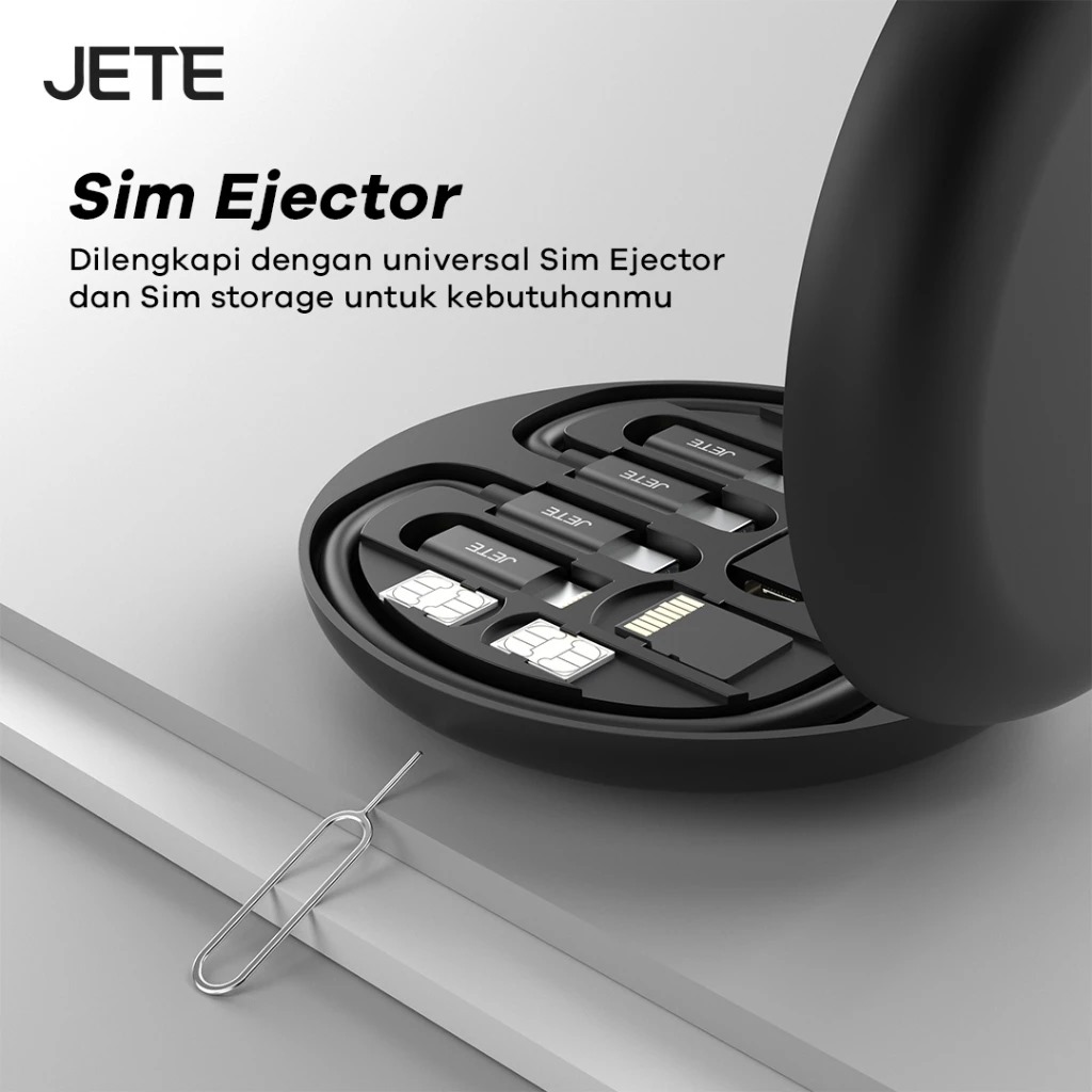 JETE Kabel Data Set 8in1 CX15 Series - White
