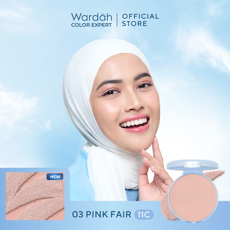 Wardah Lightening Powder Foundation Light Feel 12gr REFILL 03 Pink Fair (11C)