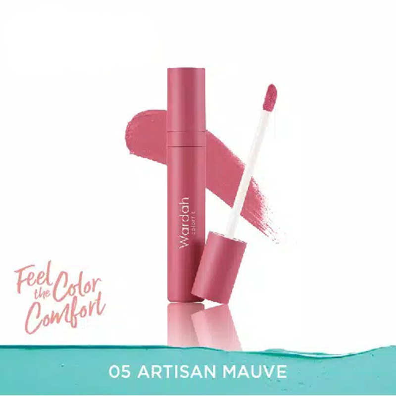 Wardah Colorfit Velvet Matte Lip Mousse 05 Artisan Mauve