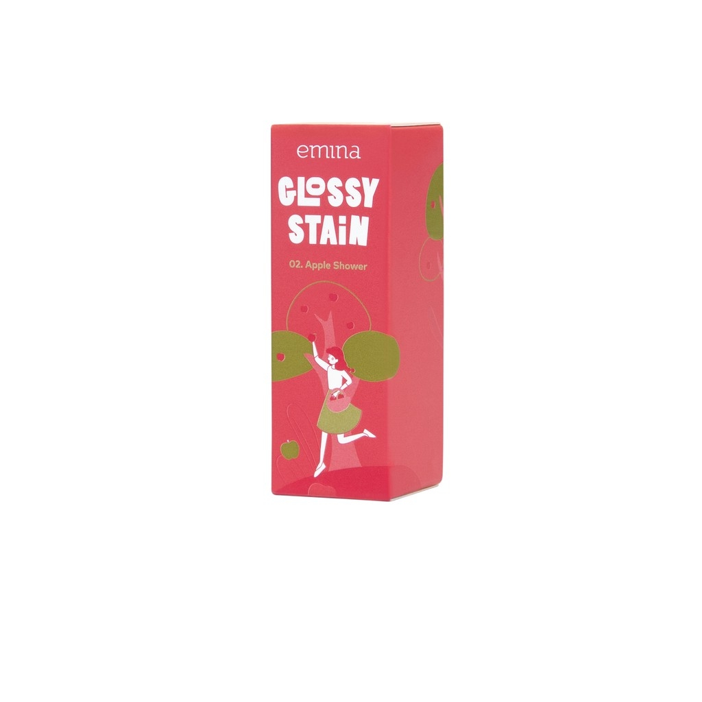Emina Glossy Stain Liptint 3g - 02 Apple Shower