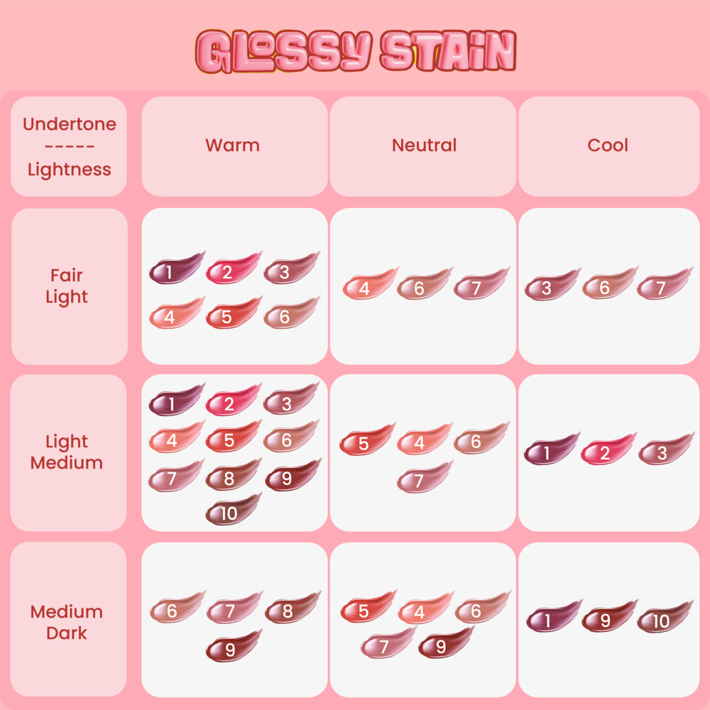 Emina Glossy Stain Liptint 3g - 03 Rainy Hazelrose