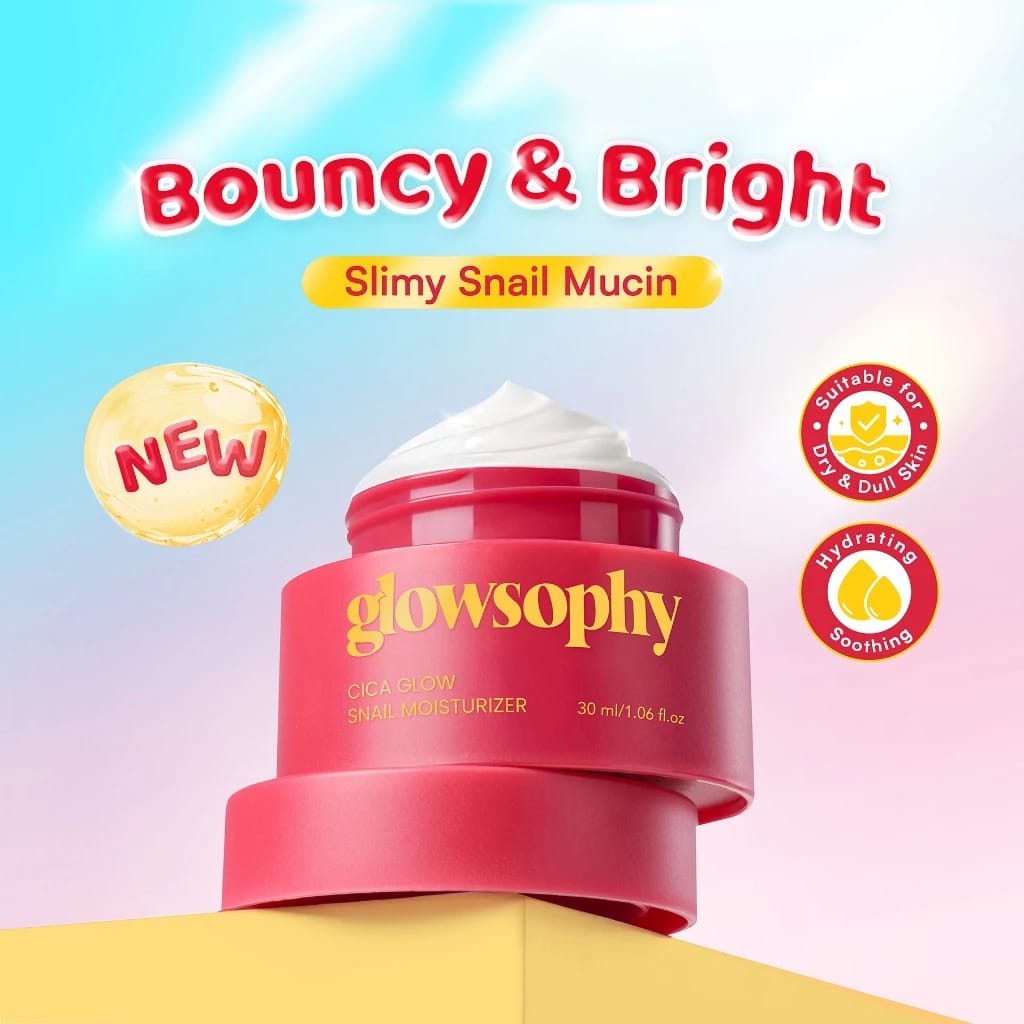 Glowsophy Cica Glow Snail Moisturizer 30ml