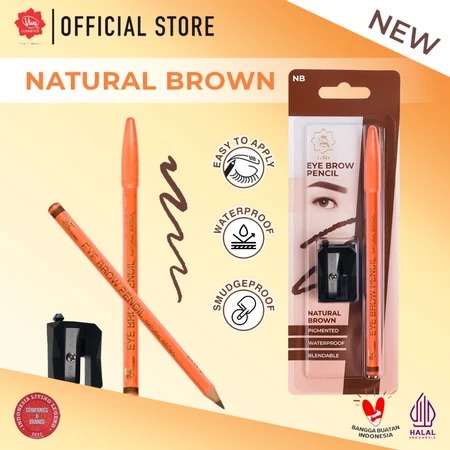 VIVA Pensil Alis Natural Brown (Eyebrow Pencil)