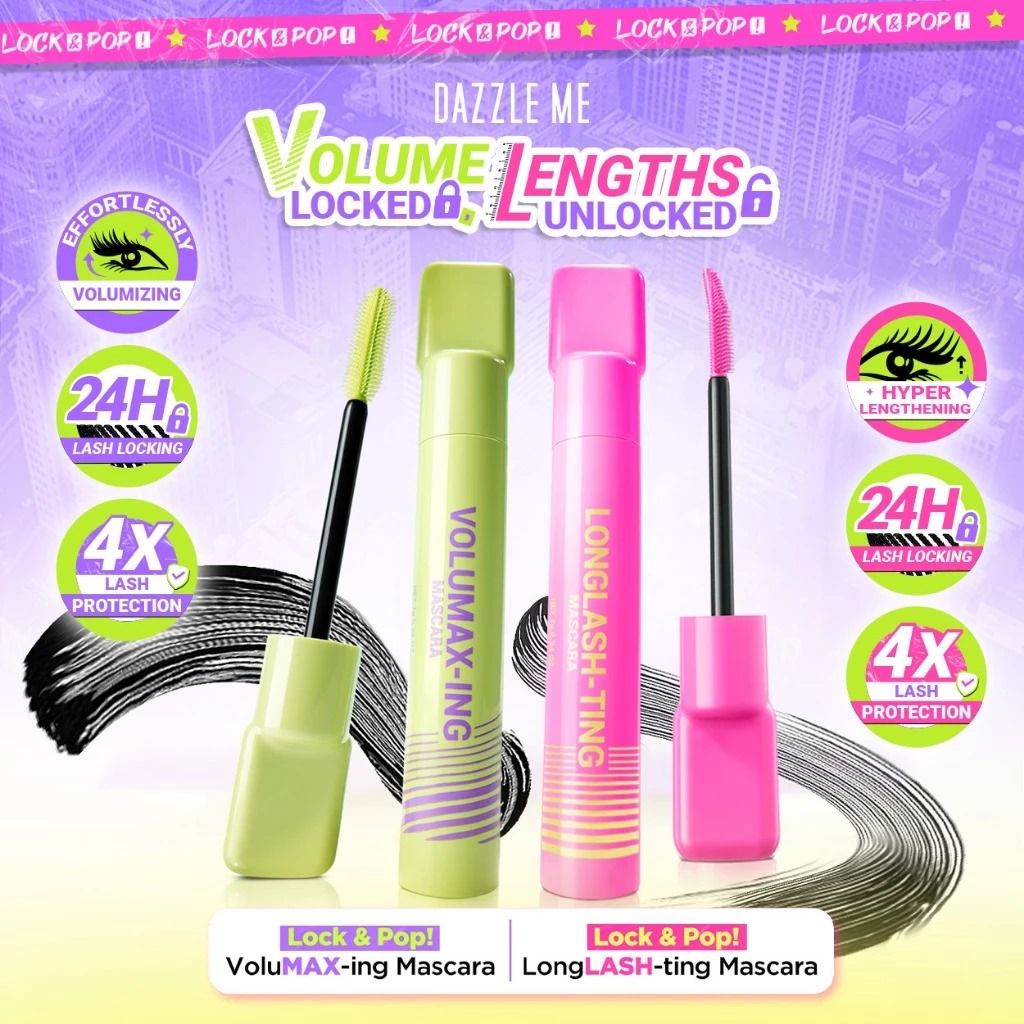 Dazzle Me Lock&Pop! Longlash-ting Mascara 7gr