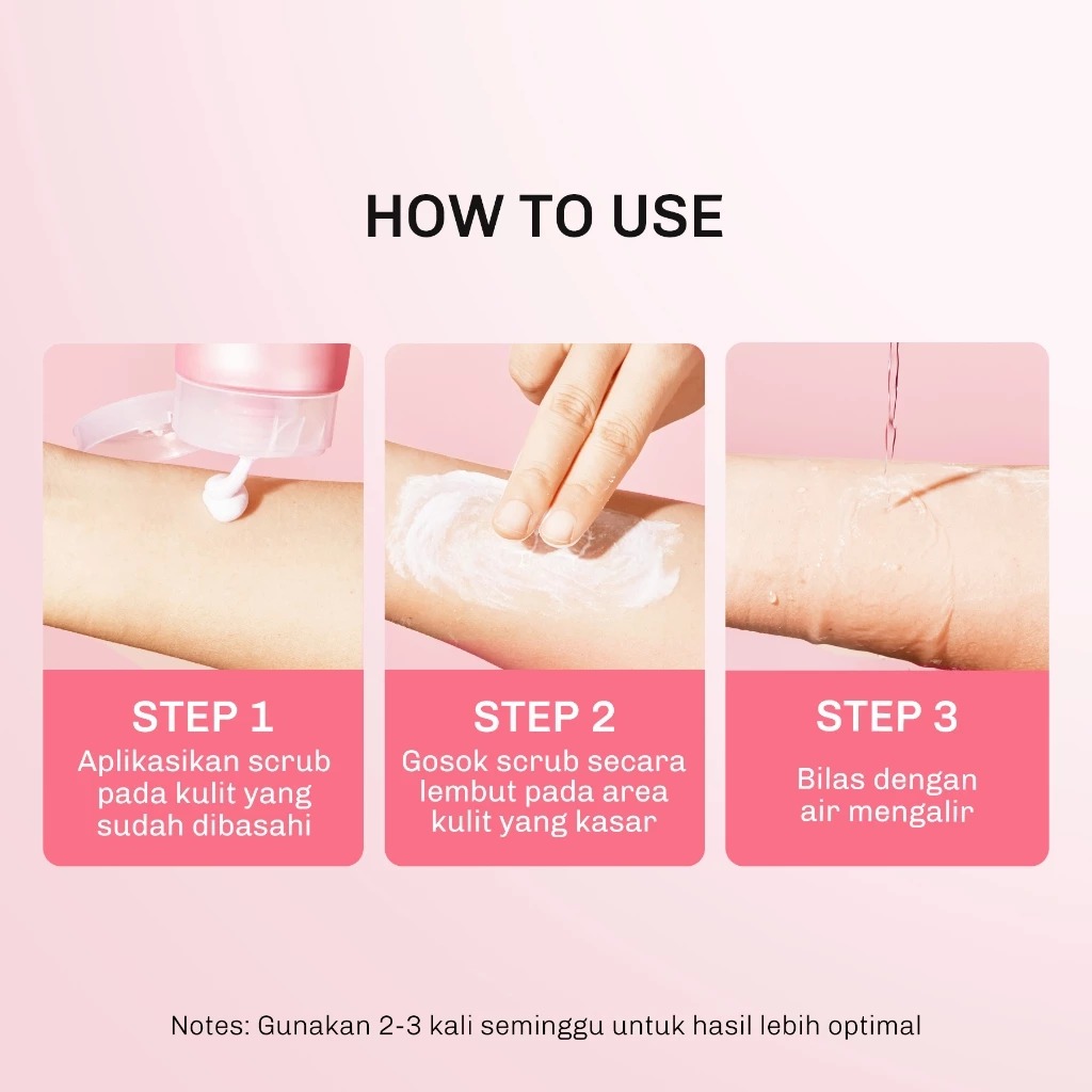 Lavojoy Let It Glow Body Scrub Delicate Rose 180gr