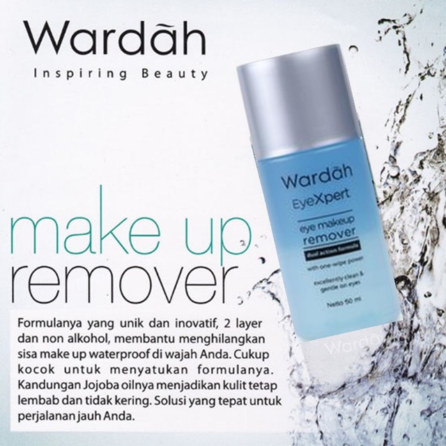 Wardah EyeXpert Eye & Lip Makeup Remover 50ml