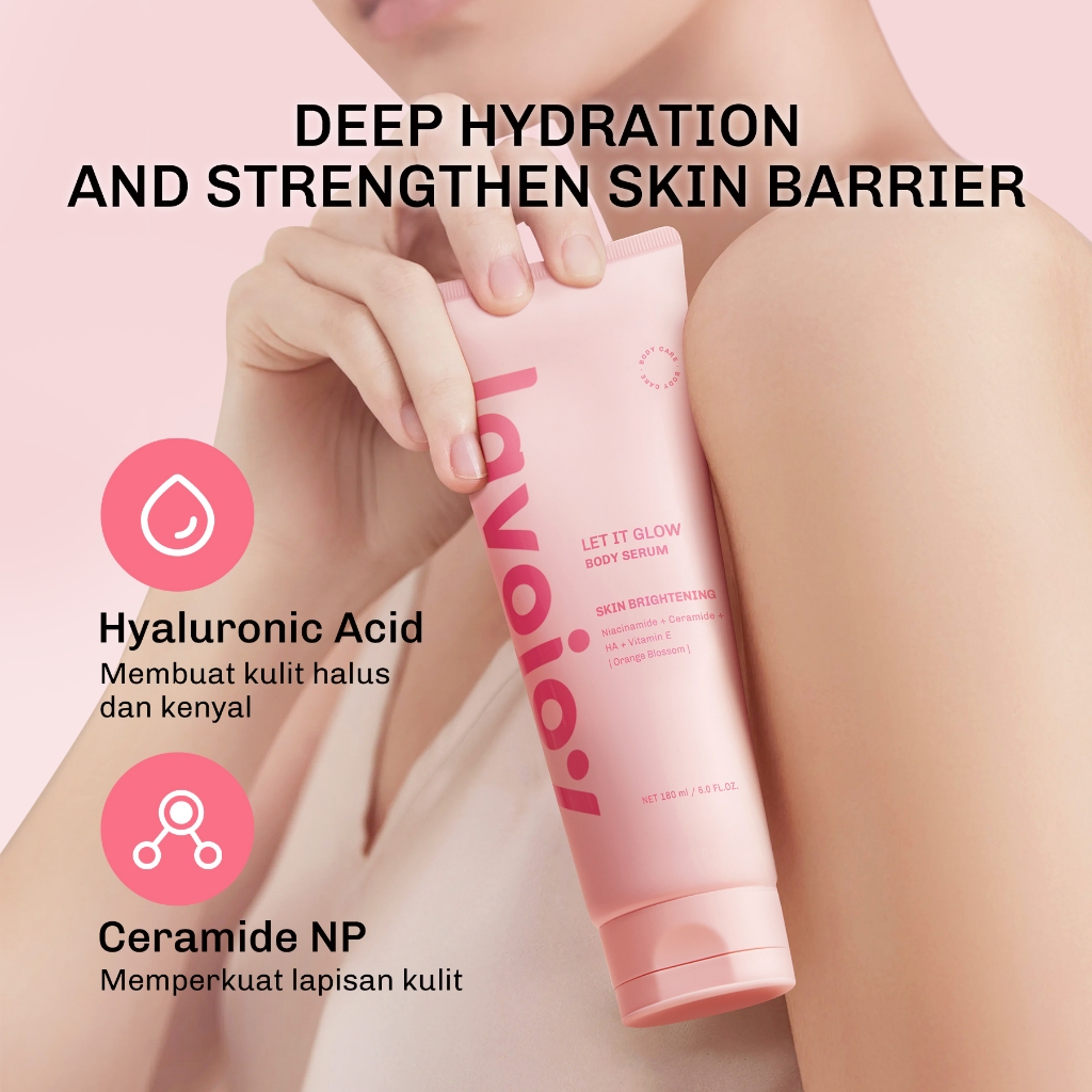Lavojoy Let It Glow Skin Brightening Body Serum 180ml