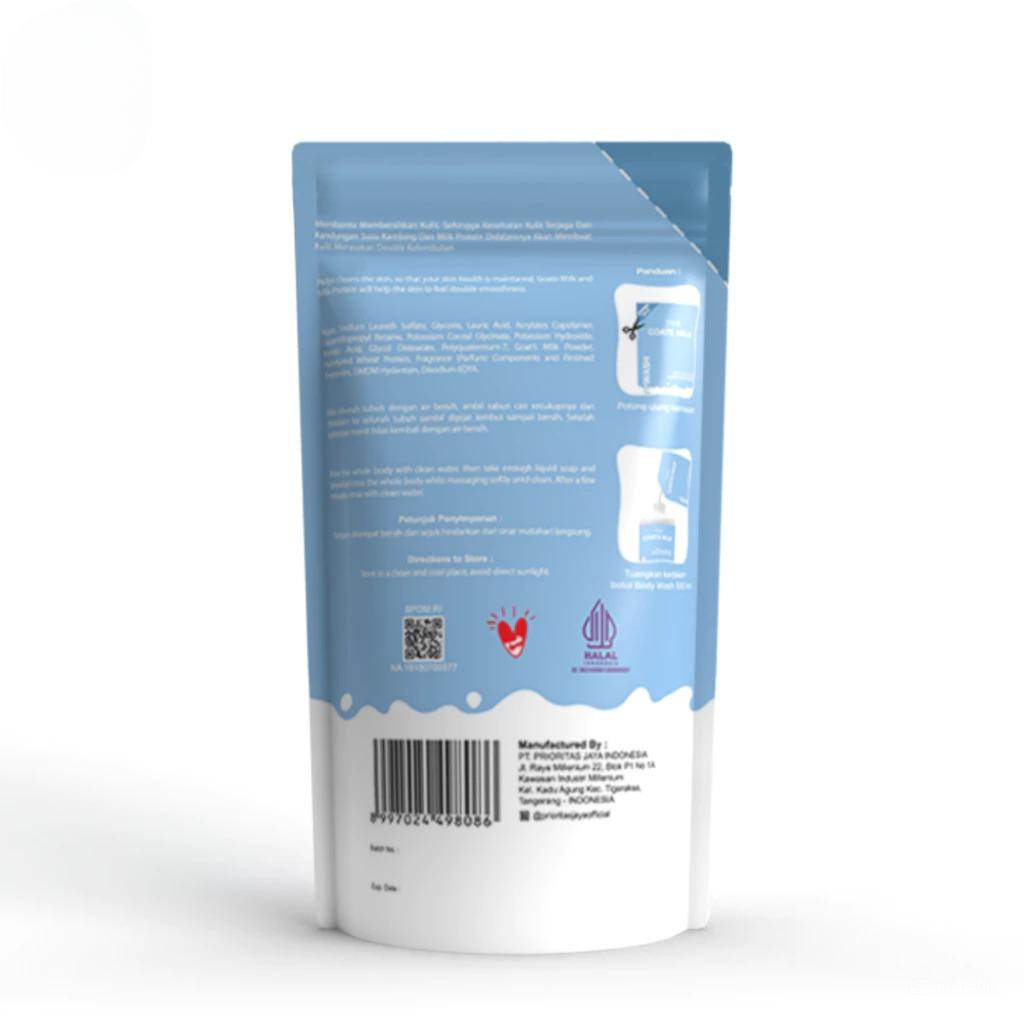 Thai Body Wash 900mL + 100mL - Goat's Milk (Sabun Mandi Cair Refill)