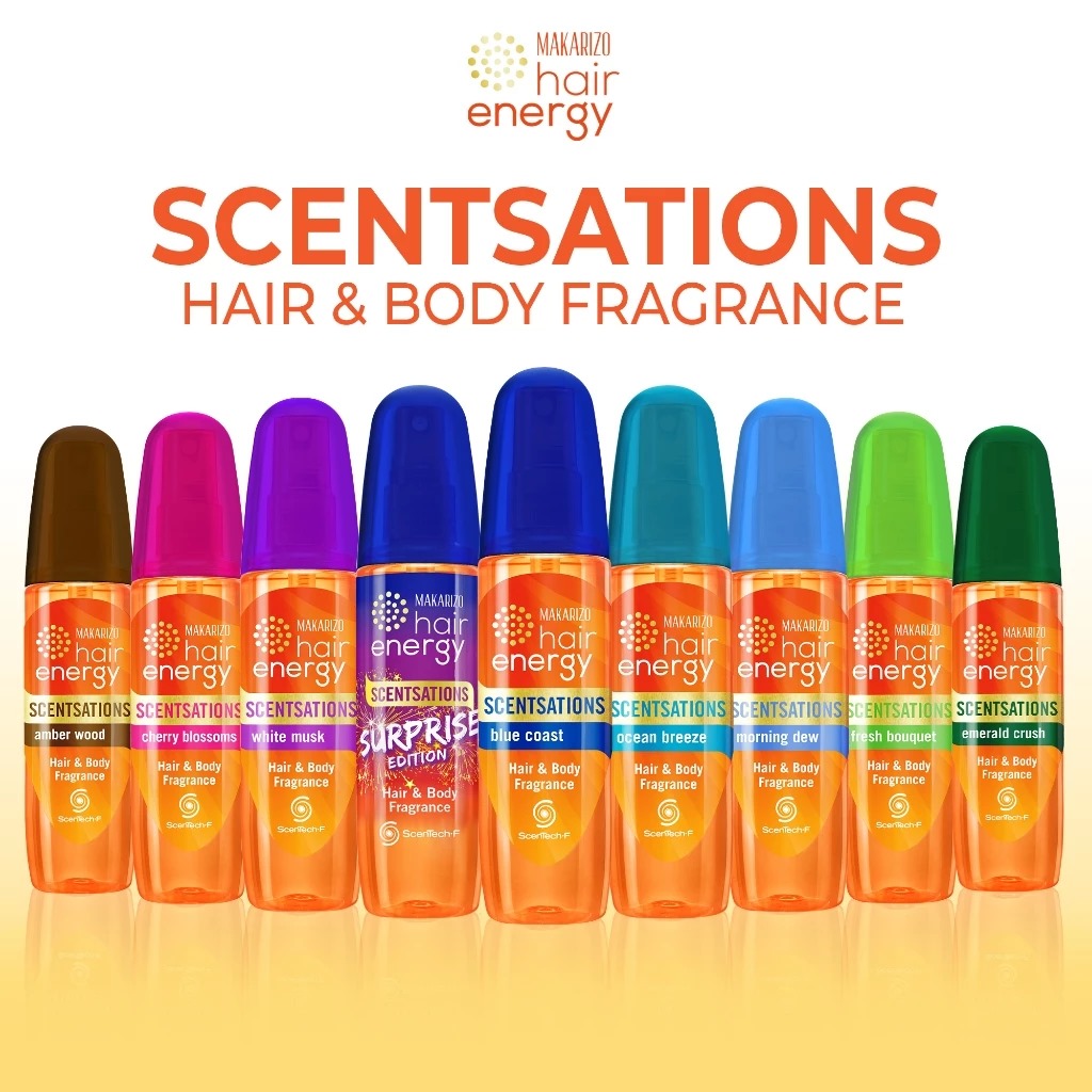 Makarizo Hair Energy Scentsations 100ml - Fresh Bouquet (Hijau Muda)