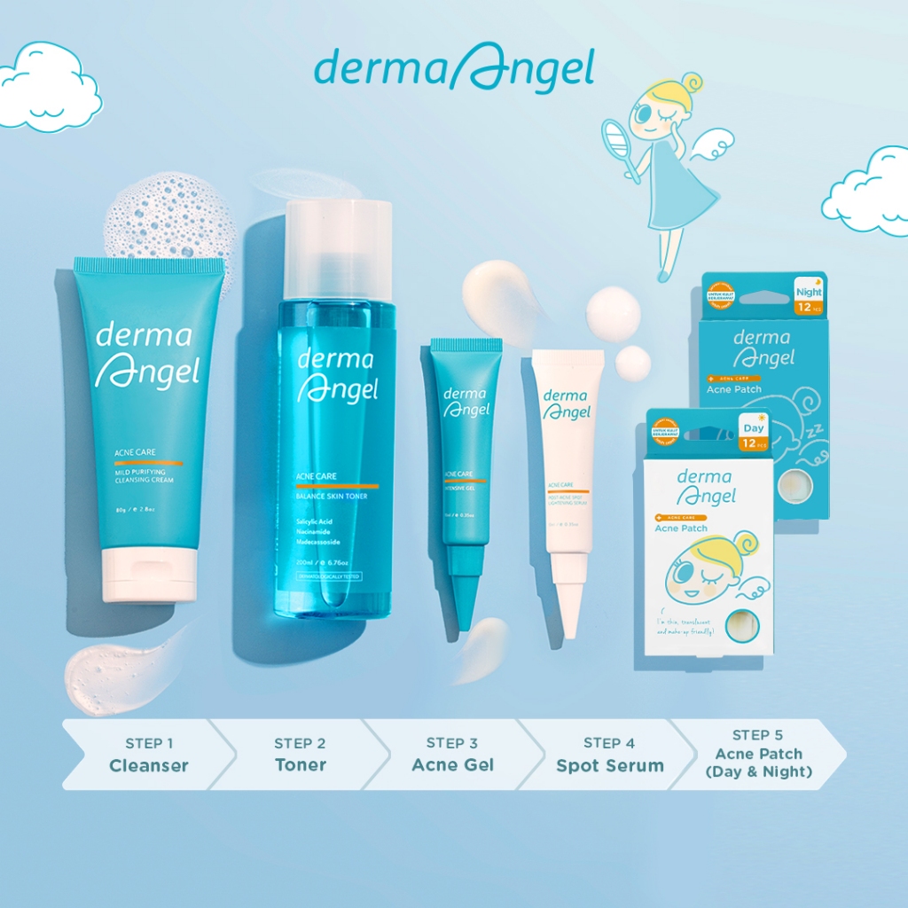 Derma Angel Acne Care Mild Purifying Cleansing Cream 80gr